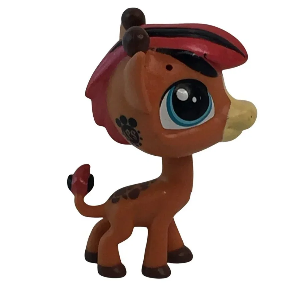 Littlest Pet Shop LPS 303‎ Twizzle Tallwater Giraffe 943 Green Star Eyes Giraffe